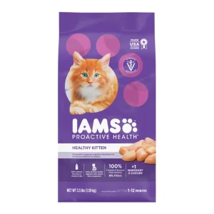 IAMS Proactive Health Kitten Dry Cat Food Chicken, 3.5 lb