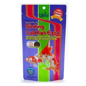 Hikari USA Sinking Goldfish Excel Pellets Fish Food 3.8 oz, Baby