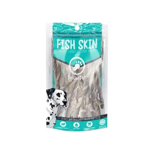 Tickled Pet Icelandic Codfish Skin Rolls Dog Treats
