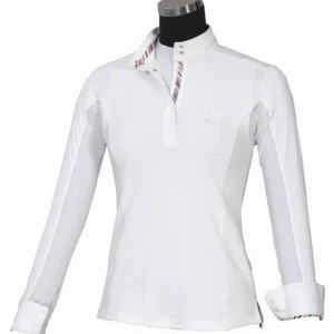 Equine Couture Cara Long Sleeve Show Shirt - Women's EquiCool Moisture Wicking Competition Shirt