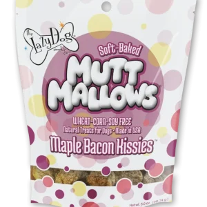 Lazy Dog Mutt Mallows Maple Bacon Kissies Dog Treat 5 oz