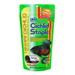 Hikari USA Cichlid Staple Pellets Fish Food, 8.8 oz, Large