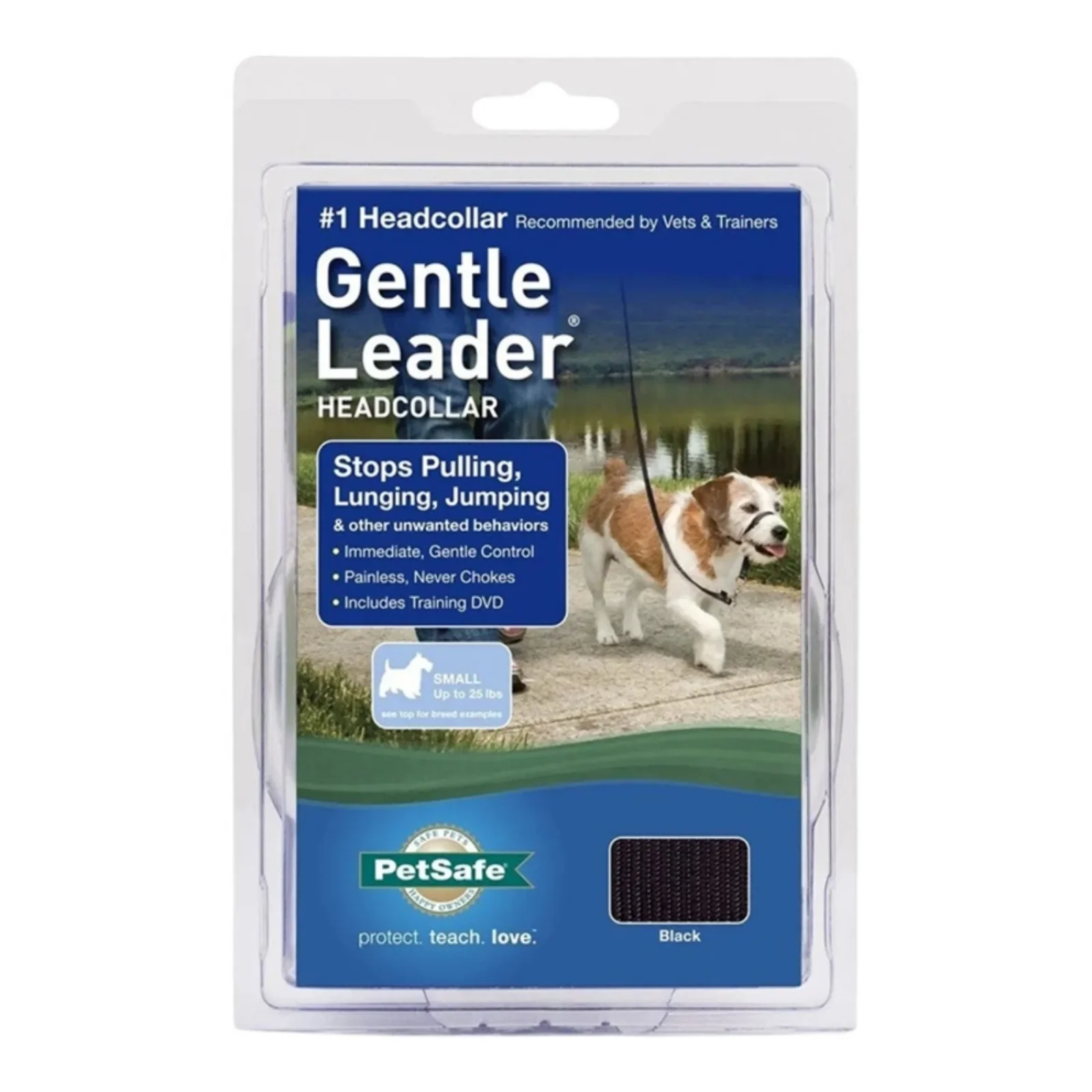 PetSafe Dog Gentle Leader Head Dog Collar, Black Small