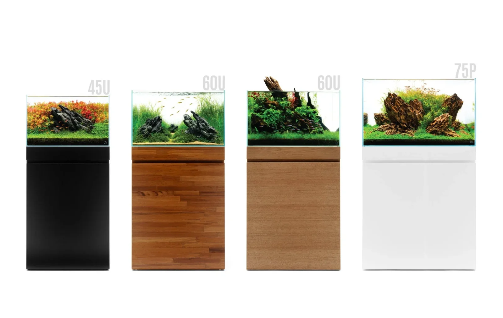 UNS Aquarium Stand and Tank Combo - Oak - Image 2