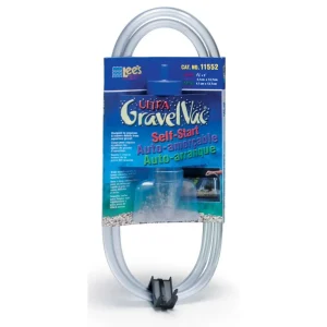 Lee's Aquarium & Pet Products Ultra GravelVac Stretch Self-Start Aquarium Gravel Vacuum Cleaner, 1 in x 9-17 in