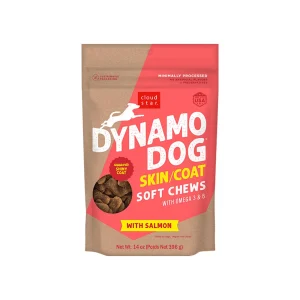 Cloud Star Dynamo Dog Salmon Skin & Coat Functional Soft Chews Dog Treats