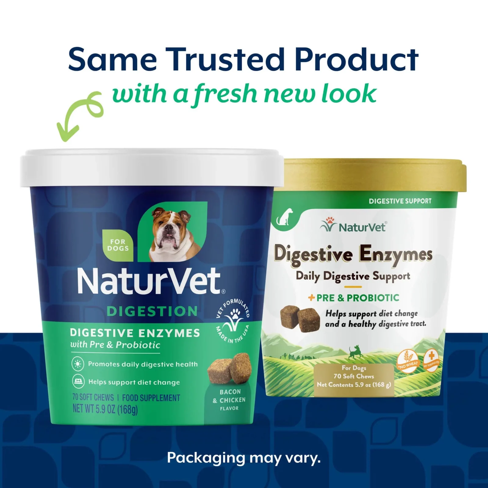 NaturVet Digestive Enzymes Daily Digestive Support Soft Chews for Dogs - Image 2