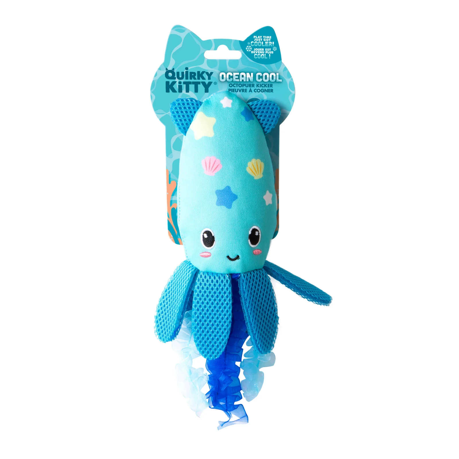 Quirky Kitty Octopurr Kicker – Ocean-Themed Catnip Cat Kicker Toy - Image 2