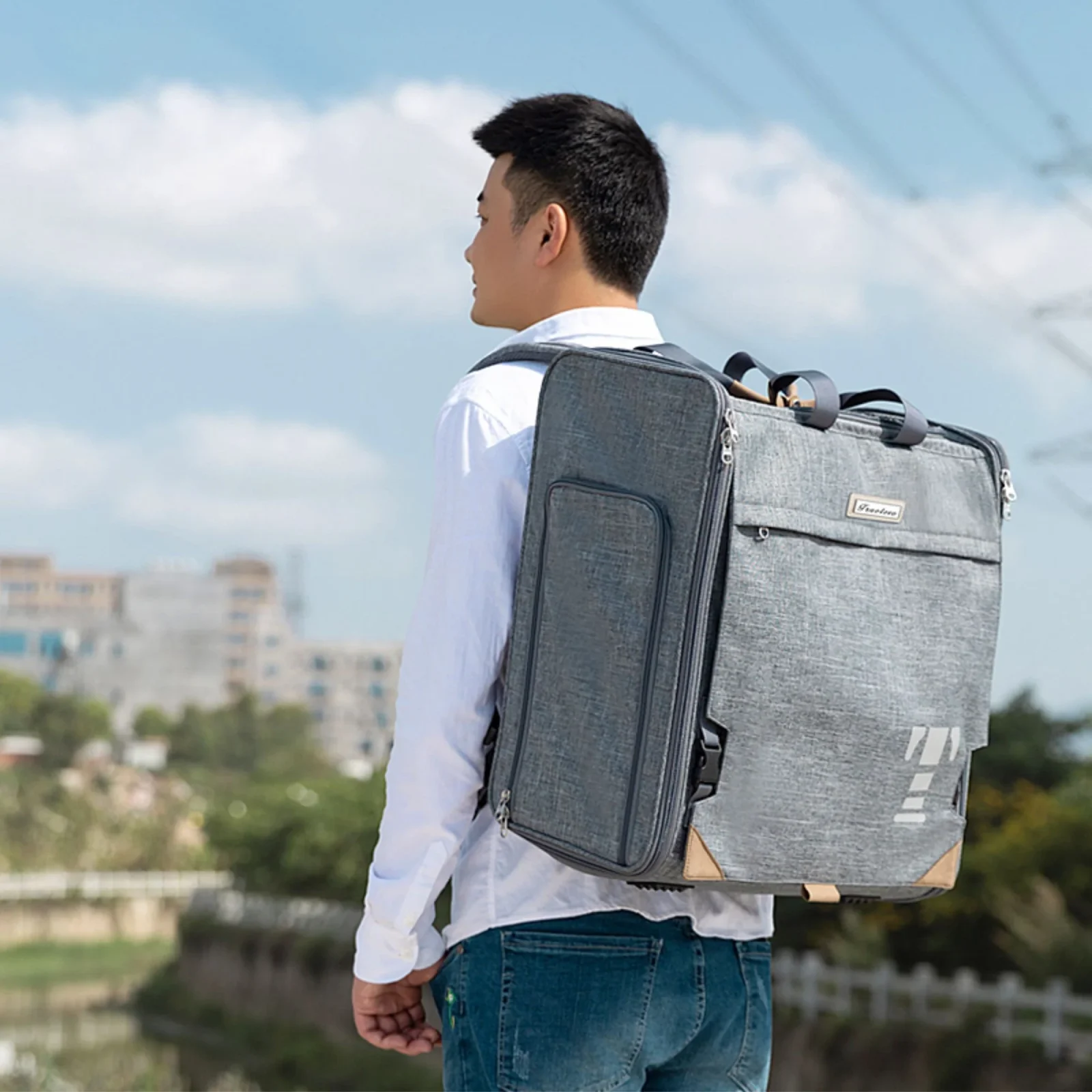 Truelove Airflow Premium Backpack Carrier for Dogs & Cats (Grey)