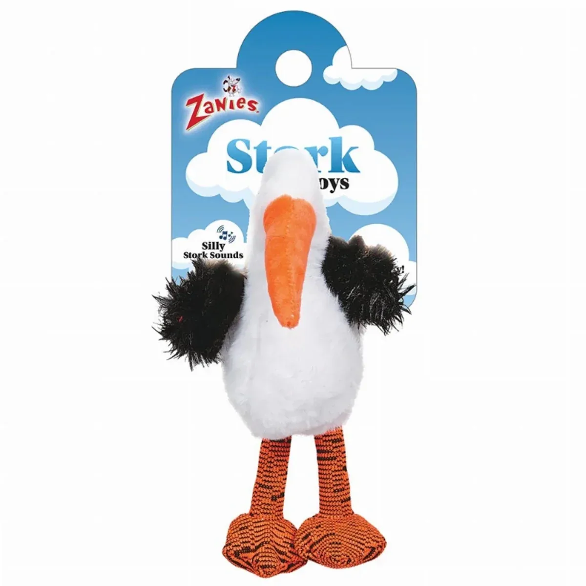 Zanies ZA Leggy Stork Dog Toy - Image 2