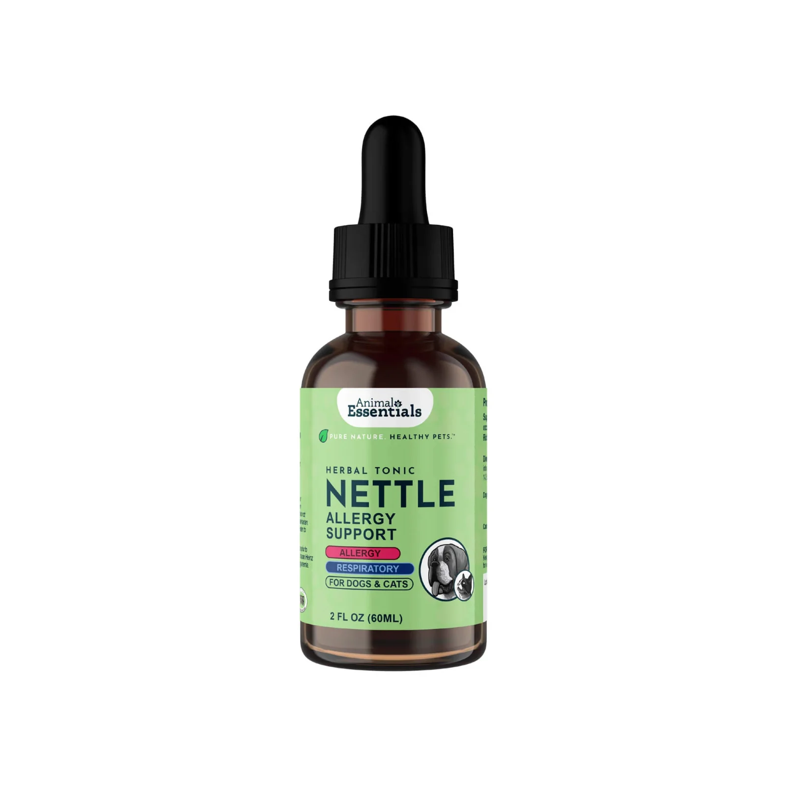 Animal Essentials Nettle Herbal Extract Liquid for Dogs & Cats - Image 2
