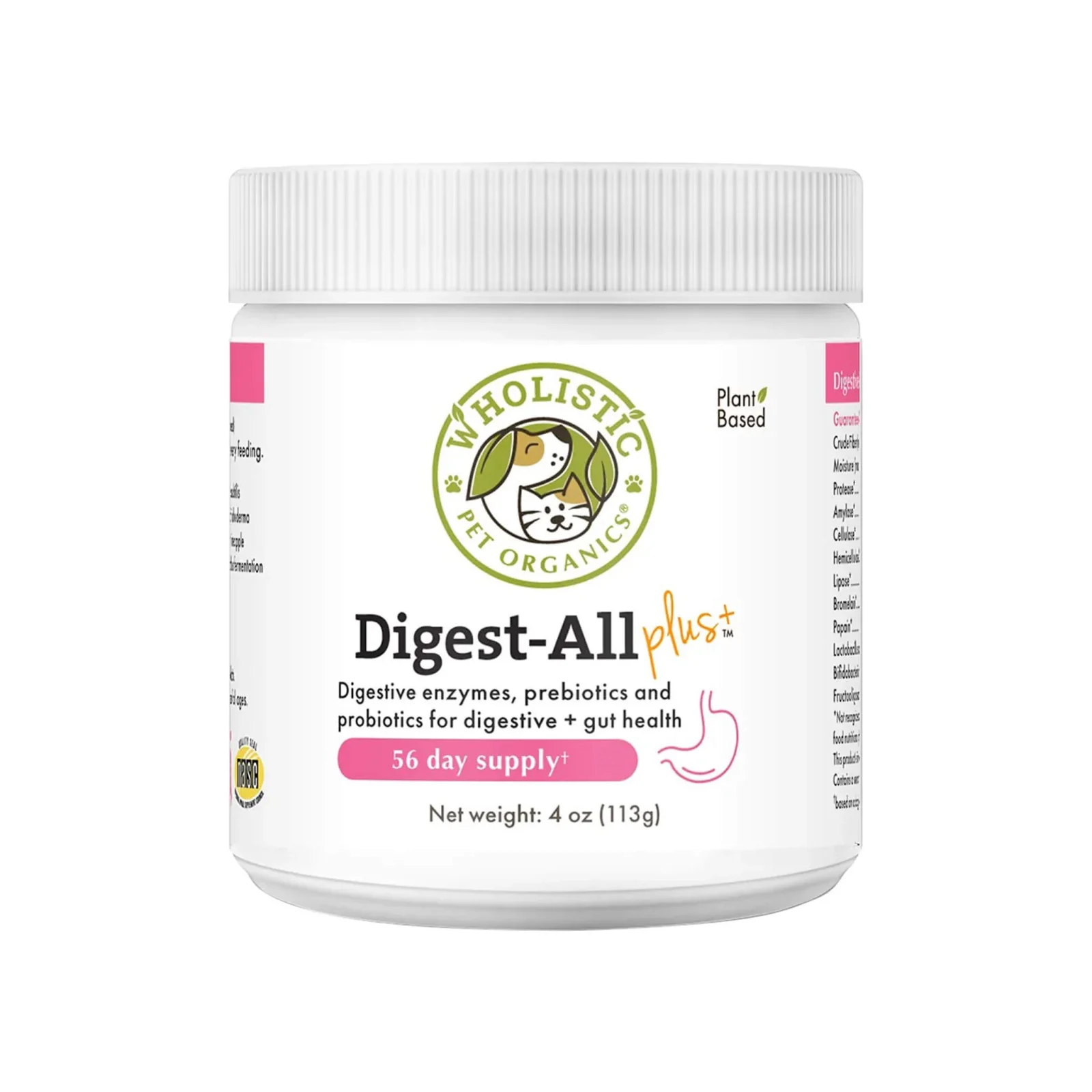 Wholistic Pet Organics Digest-All Plus Digestive Enzymes & Probiotics for Dogs & Cats - Image 2