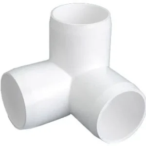 Clean Run 1-1/4 in. 3-Way PVC Fitting, Furniture Grade - White