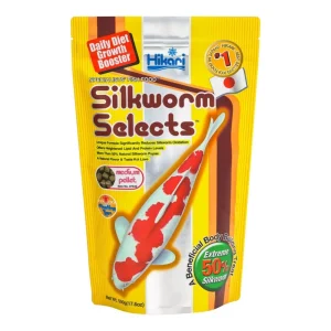 Hikari USA Silkworm Selects Color Boosting Pellet Fish Food for Koi 17.6 oz, Medium
