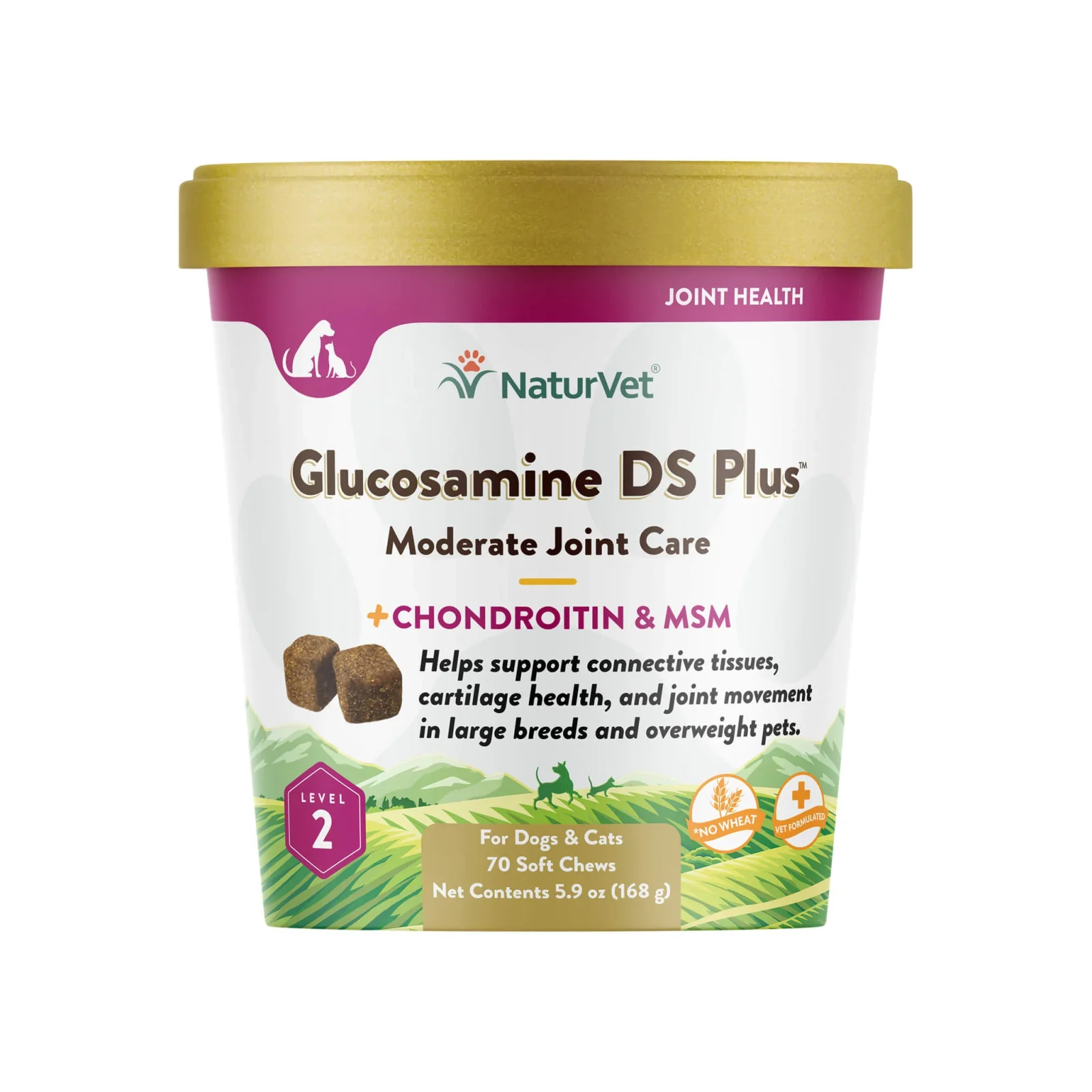 NaturVet Moderate Joint Care Supplement for Dogs & Cats - Image 2