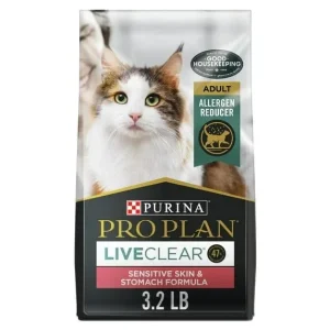 Purina Pro Plan LiveClear Allergen Reducing High-Protein Skin and Stomach Turkey and Oatmeal Adult Dry Cat Food