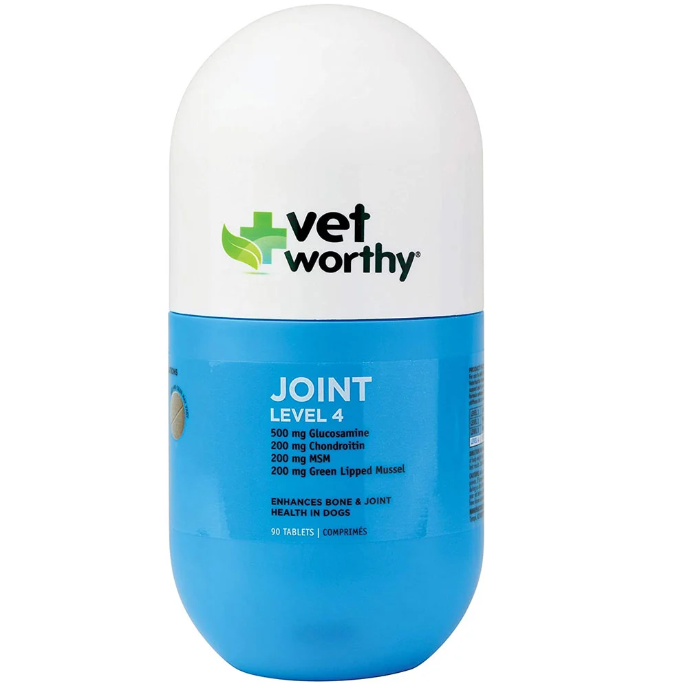 Vet Worthy Joint Support Level 4 Chew Tabs (90 ct)