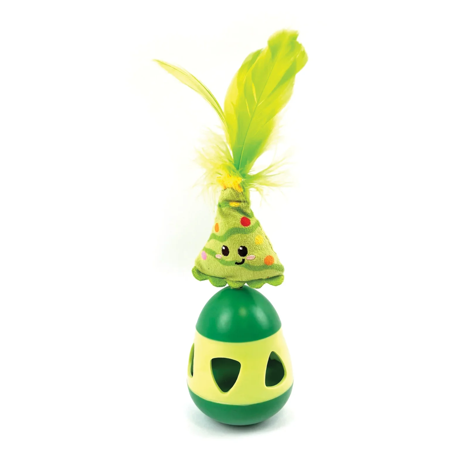 Happy Pet Cooper Christmas Tree Cat Treat Wobbler