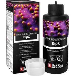 Red Sea DipX Coral Induction Bath Disinfectant Marine Liquid Cleaner for New Aquarium Live Rock and Coral