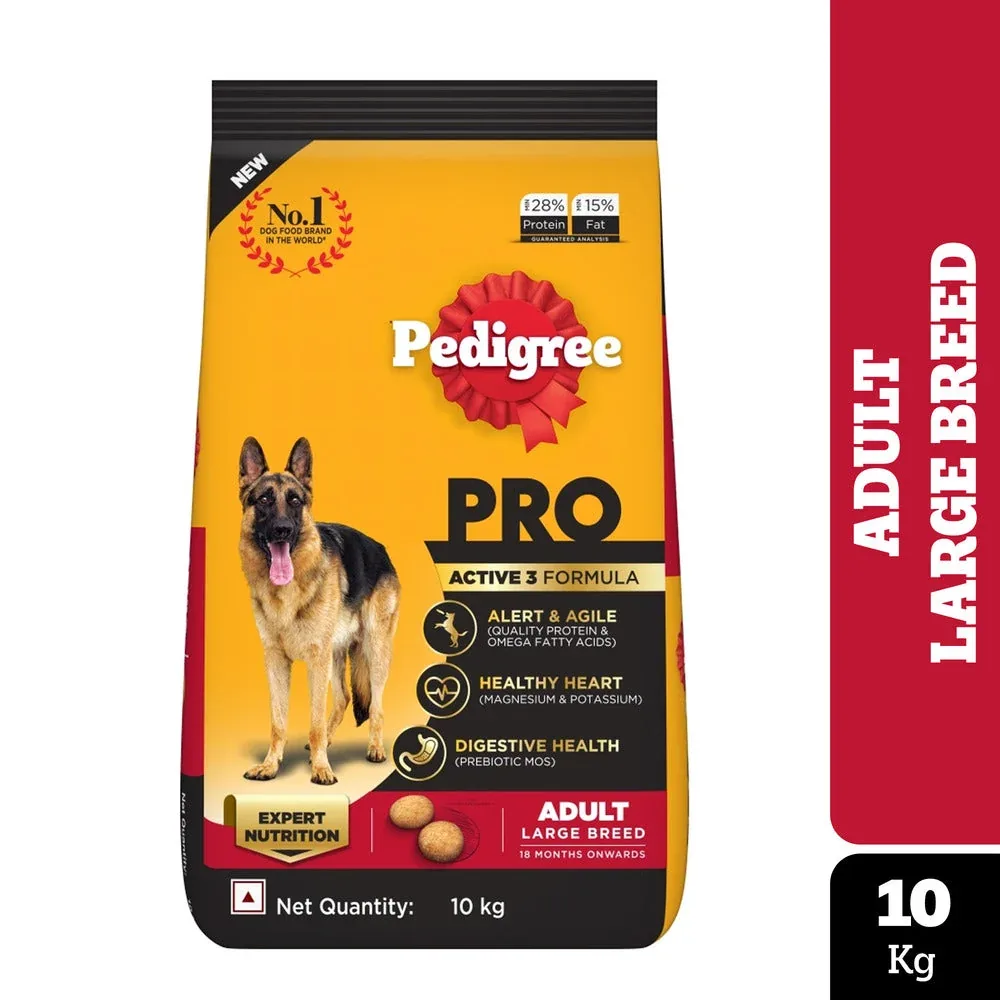 Pedigree PRO Expert Nutrition Active Adult (18 Months Onwards) Large Breed Dog Dry Food - Image 2