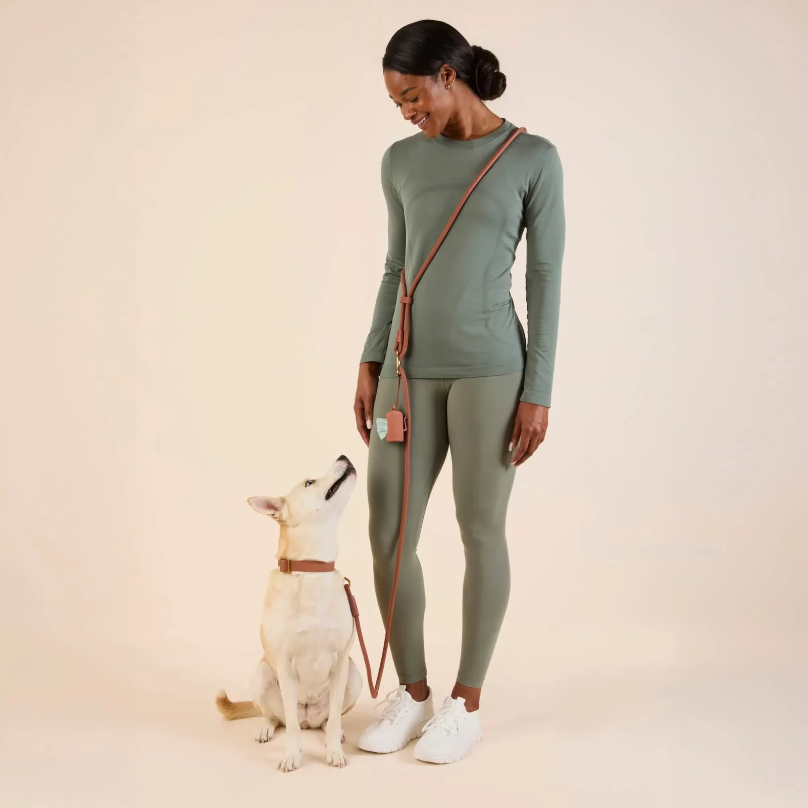 Active Hands-Free Dog Leash, Saddle - Image 2