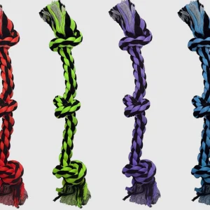 Multipet Nuts for Knots 3Knot Rope Dog Toy Assorted, 15 in