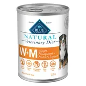 BLUE Natural Veterinary Diet W+M Weight Management + Mobility Support Wet Dog Food