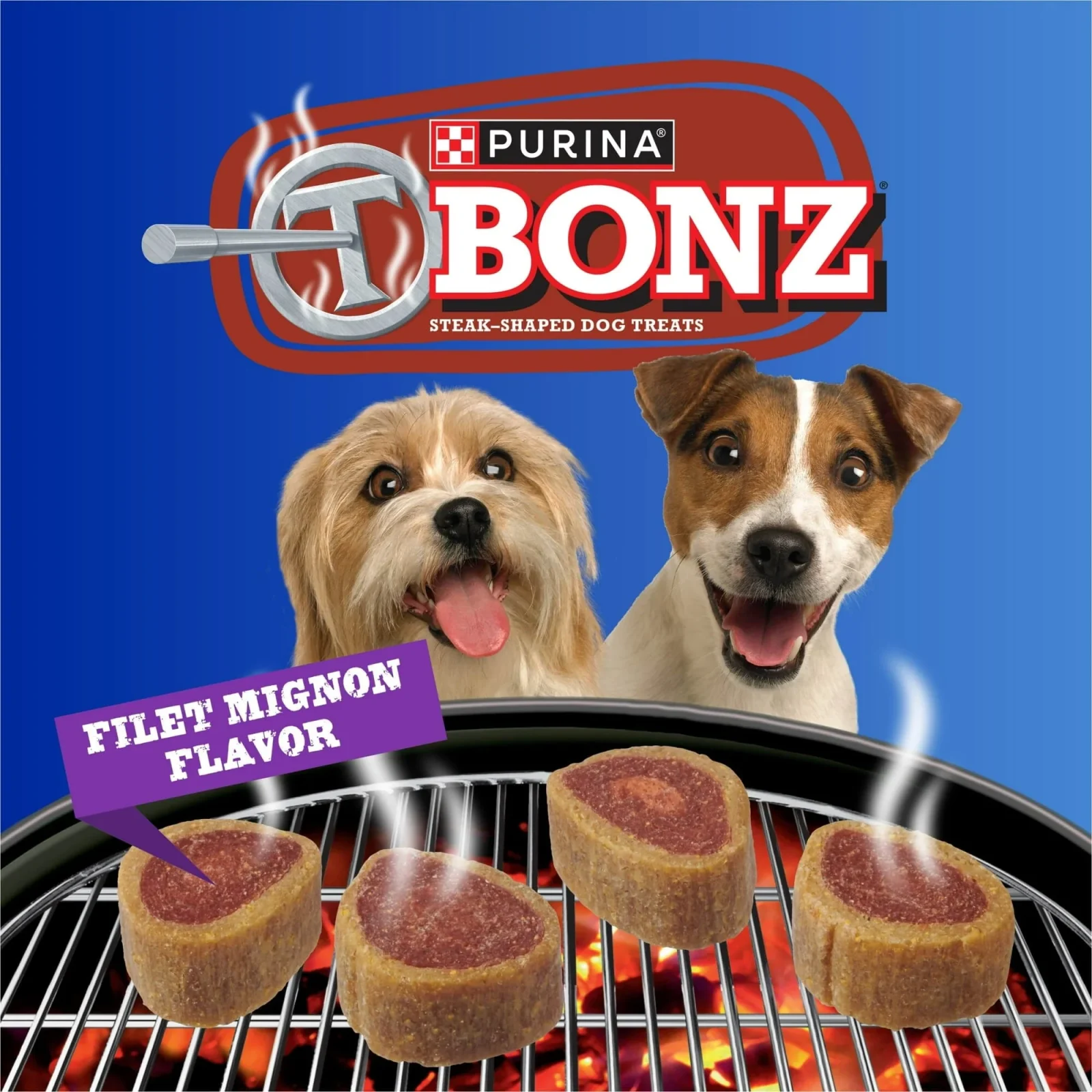 Purina T-Bonz Filet Mignon Flavored Steak Shaped Soft and Chewy Dog Treats - Image 2