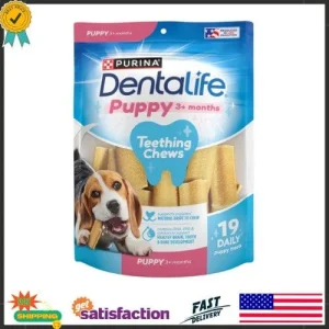 Purina DentaLife Puppy 3+ Months Teething Chews Chicken Flavor Dental Dog Treats