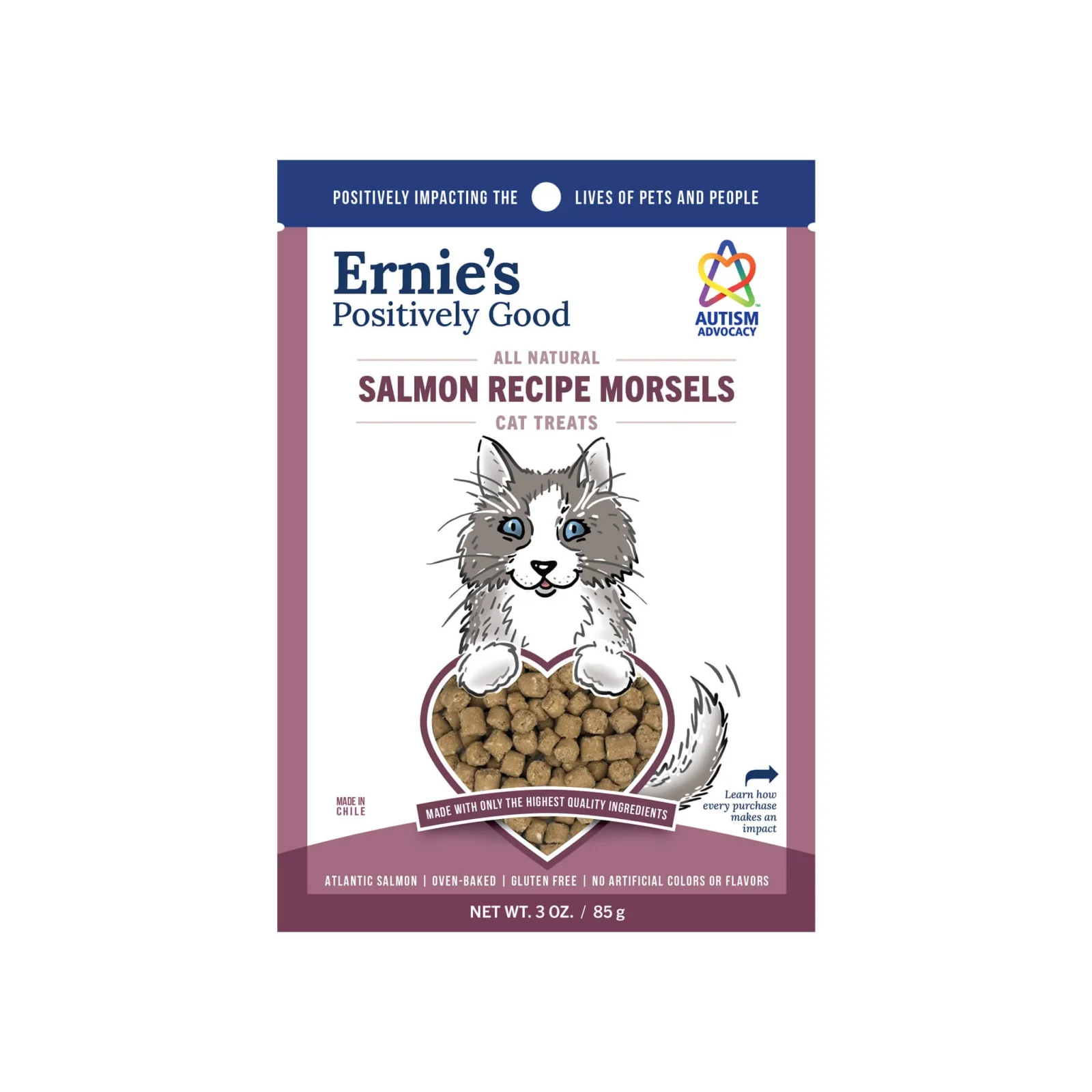 Ernie's Positively Good Oven Baked Salmon Cat Treats