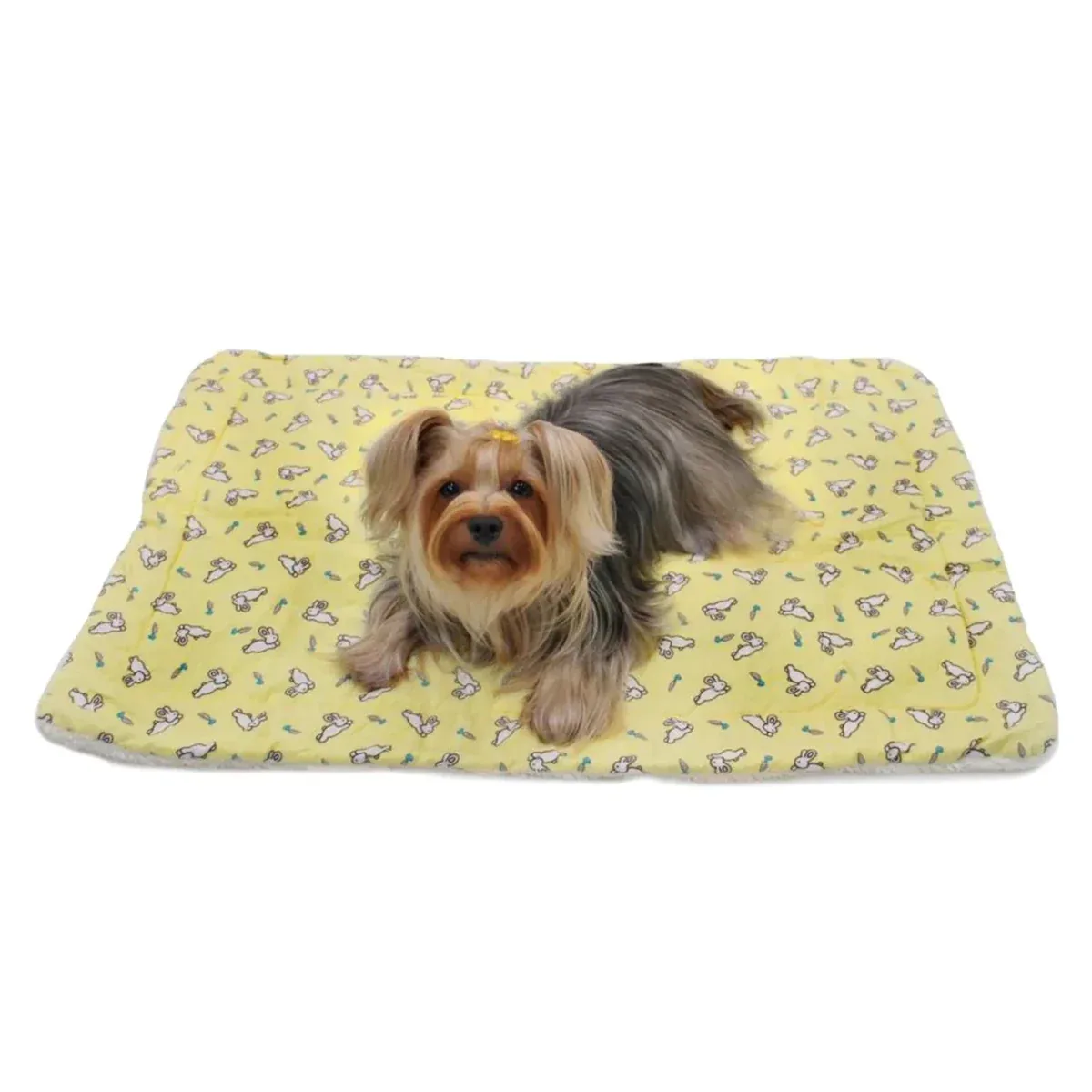 Hopping Bunny Flannel/Ultra-Plush Blanket - Image 2