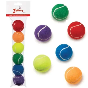 ZA Puppy Pride Mini Tennis Ball, 6-Count