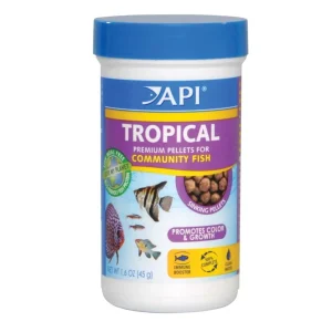API Tropical Premium Pellets Fish Food, 1.6 oz
