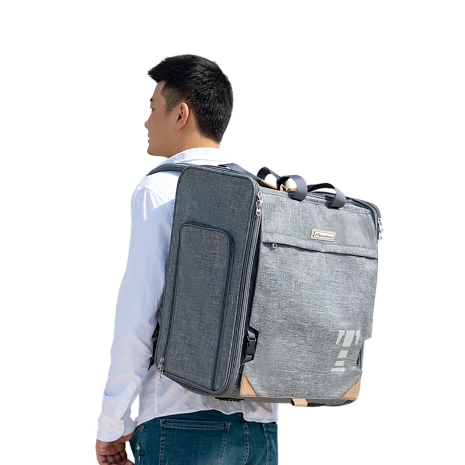 Truelove Airflow Premium Backpack Carrier for Dogs & Cats (Grey) - Image 2