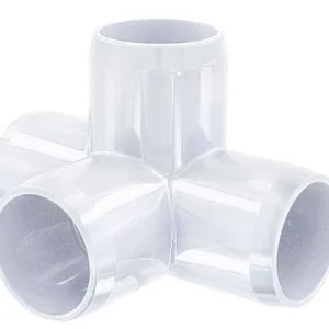 1 in. 4-Way PVC Fitting, Furniture Grade