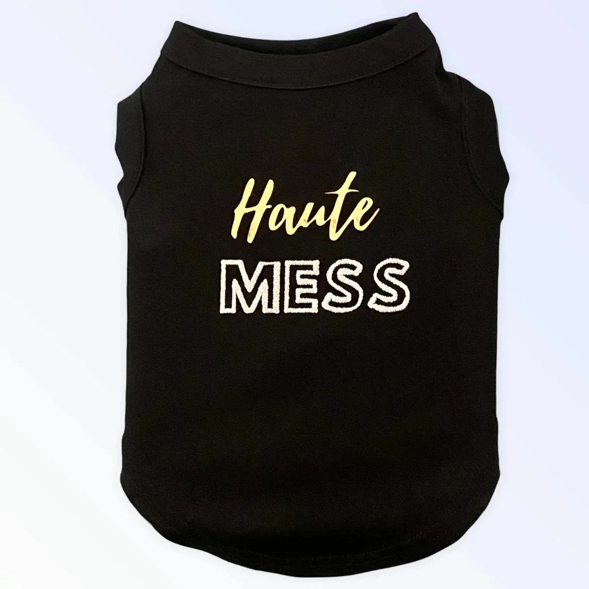 Bark Fifth Avenue Haute Mess Dog Tee - Black - Image 2
