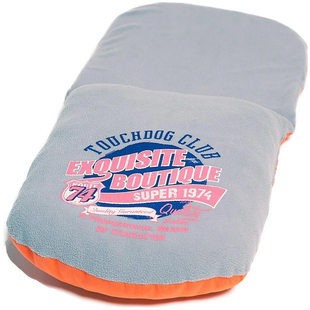 Touchdog ® 'Active-Play' Vintage Emblem Panoramic Cat Bed w/ Teaser Toy - Image 2
