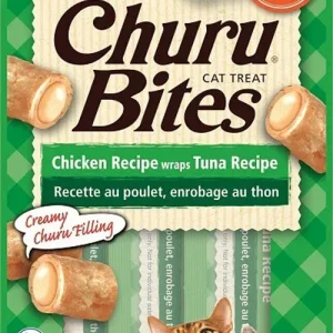 Inaba Cat Churu Bite Chicken Wrap Tuna 6 ct/1.05 oz