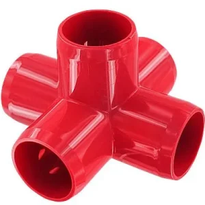 1 in. 5-Way PVC Fitting, Furniture Grade