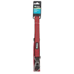 GG Reflect Dbl-Handle Dog Leash Red 6 ft