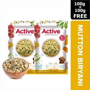 Active Mutton Biryani Fresh Food for Dogs (Buy 1 Get 1)