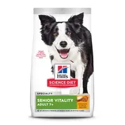 Hill's Science Diet Adult 7+ Senior Vitality Chicken & Rice Dry Dog Food