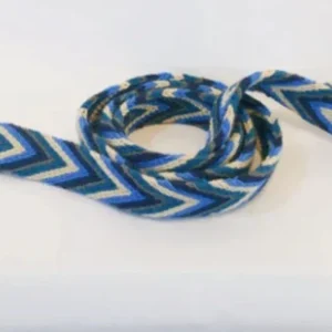 Blue Handmade Wayuu Pet Dog Leash