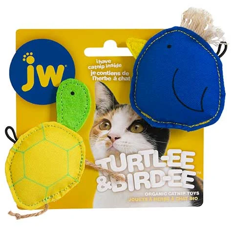 JW Bird-ee & Turtl-ee Catip Cat Toy Combo - Image 2