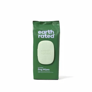Earth Rated Lavender Dog Grooming Wipes 100 ct