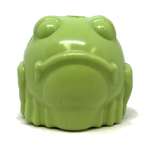MKB Bull Frog Durable Rubber Chew Dog Toy & Treat Dispenser