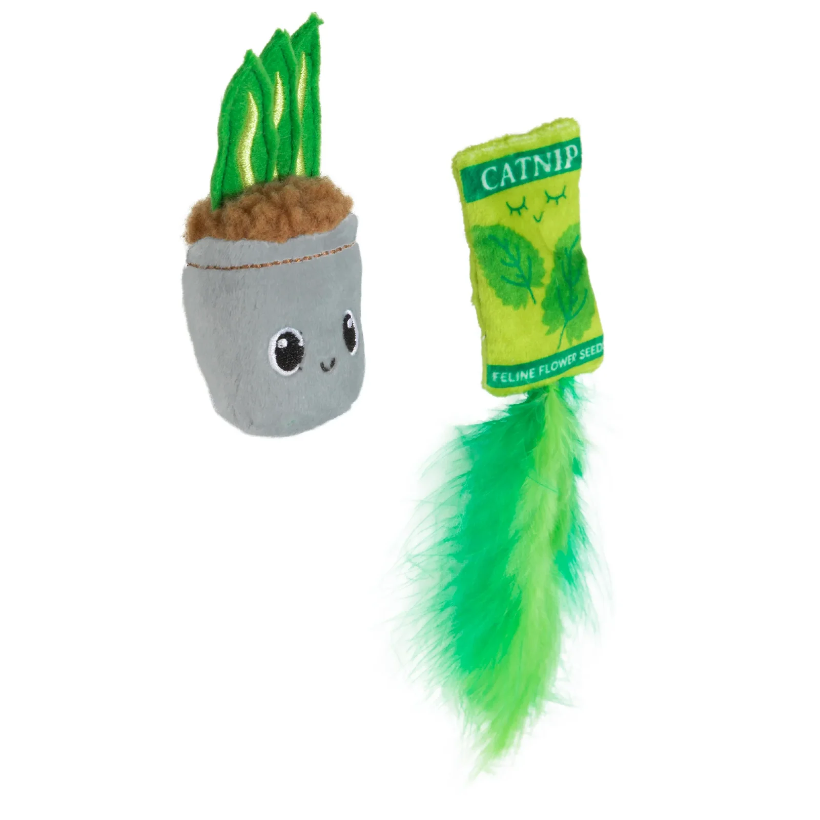 Quirky Kitty House Plant Catnip Plush Cat Toy - Image 2