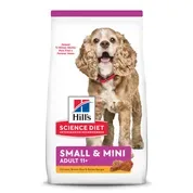 Hill's Science Diet Adult 11+ Senior Small & Mini Chicken Meal Brown Rice & Barley Dry Dog Food