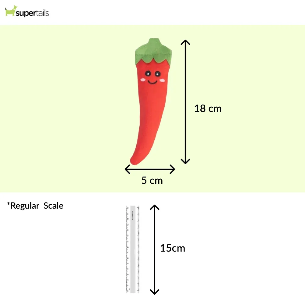Talking Dog Club Red Chilli with 100% Catnip Toy for Cats (Red) - Image 2