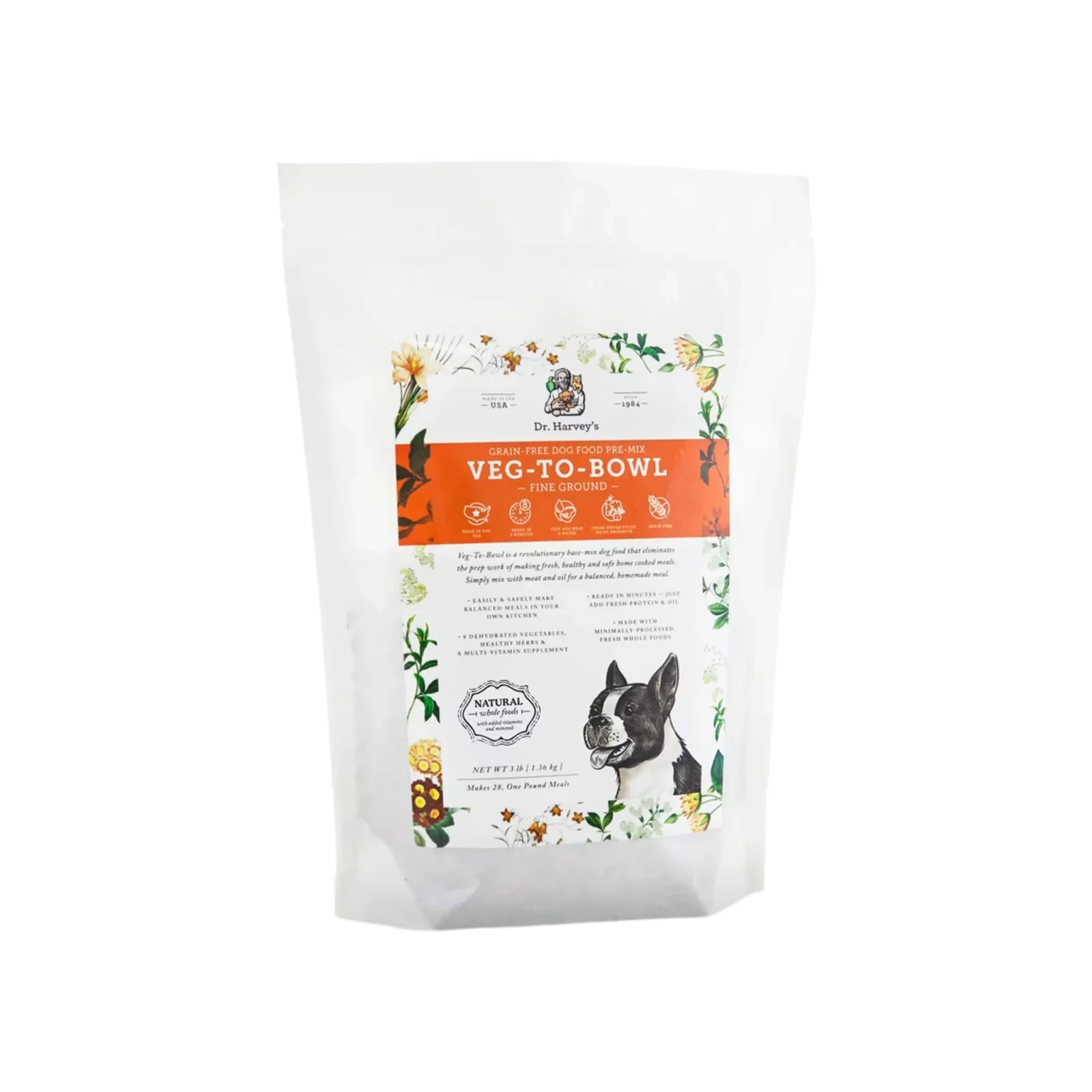 Dr. Harvey's Veg-to-Bowl Dehydrated Whole Food Grain Free Pre-Mix Dog Food - Image 2